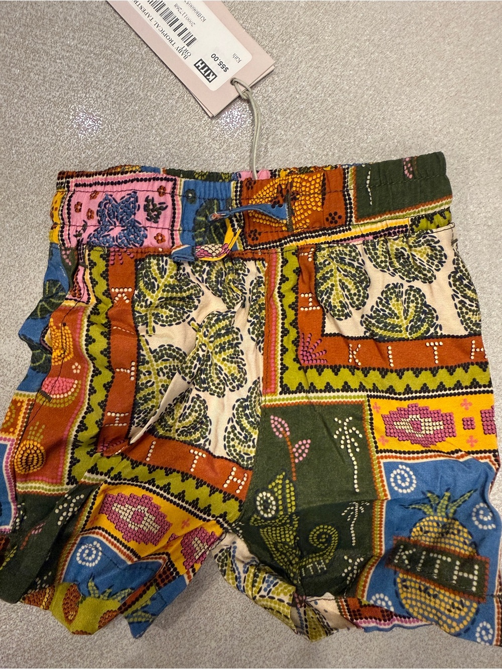 KITH BABY Tropical Tapestry Camp Shorts